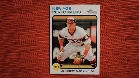 2022 Topps Heritage #NAP-25 Andrew Vaughn New Age Performers