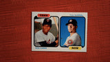 2022 Topps Heritage #TAN-CG Rod Carew / Yuli Gurriel Then and Now