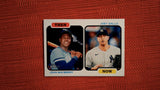 2022 Topps Heritage #TAN-MG John Mayberry / Joey Gallo Then and Now