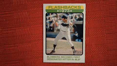 2022 Topps Heritage #BF-2 Ron Blomberg Baseball Flashbacks