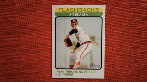 2022 Topps Heritage #BF-11 Nolan Ryan Baseball Flashbacks