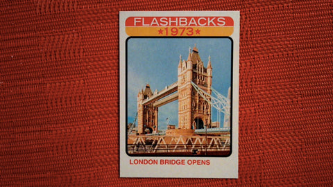 2022 Topps Heritage #NF-3 London Bridge Opens News Flashbacks