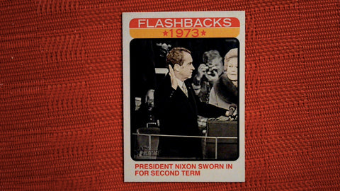 2022 Topps Heritage #NF-4 President Nixon Sworn in for Second Term News Flashbacks
