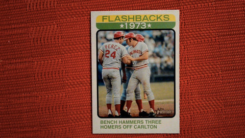 2022 Topps Heritage #BF-5 Johnny Bench Baseball Flashbacks