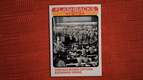 2022 Topps Heritage #NF-6 Chicago Board Options Exchange Opens News Flashbacks