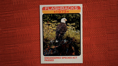 2022 Topps Heritage #NF-10 Endangered Species Act Passed News Flashbacks