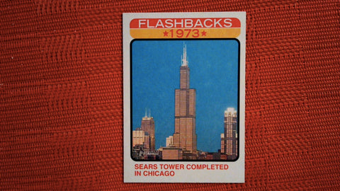 2022 Topps Heritage #NF-13 Sears Tower Completed in Chicago News Flashbacks