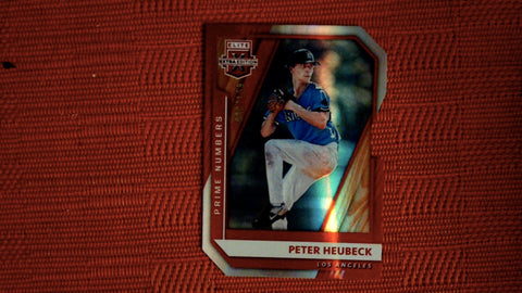 2021 Panini Elite Extra Edition #7 Peter Heubeck 39/169 Prime Numbers B Die Cut