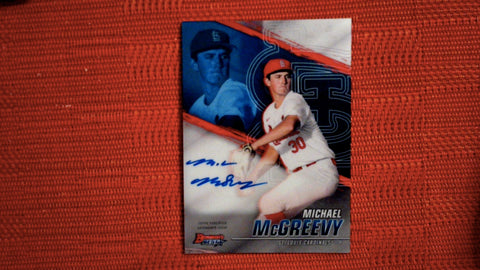 2021 Bowman's Best #B21-MMC Michael McGreevy Best of 2021 Autographs