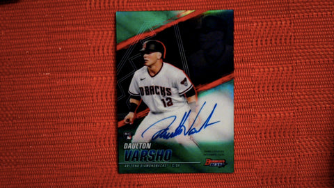 2021 Bowman's Best #B21-DV Daulton Varsho 79/99 Best of 2021 Autographs Green Refractor