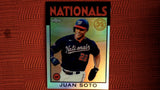 2021 Topps Chrome #86BC-4 Juan Soto 1986 Topps Baseball