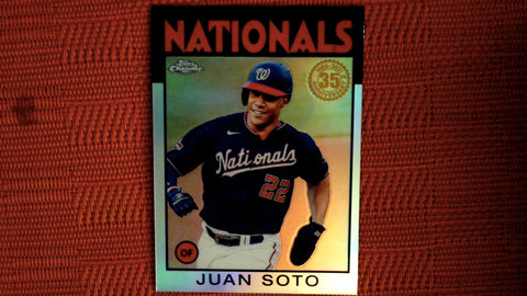 2021 Topps Chrome #86BC-4 Juan Soto 1986 Topps Baseball