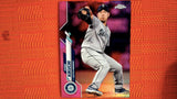 2020 Topps Chrome #48 Yusei Kikuchi Pink Refractor