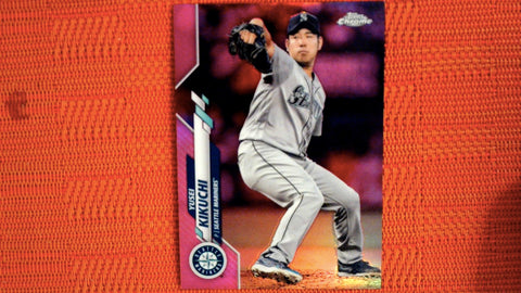 2020 Topps Chrome #48 Yusei Kikuchi Pink Refractor