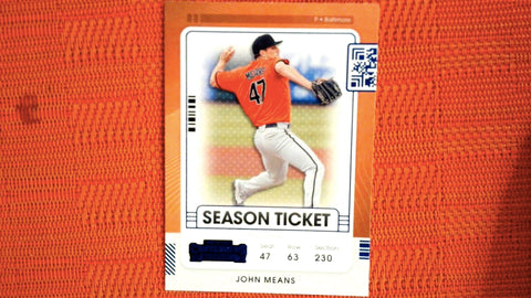 2021 Panini Contenders #12 John Means Blue