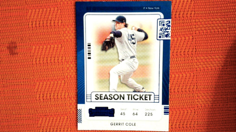 2021 Panini Contenders #11 Gerrit Cole Blue