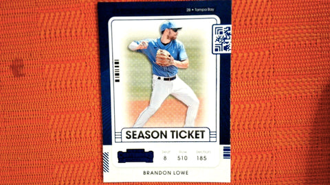 2021 Panini Contenders #45 Brandon Lowe Blue