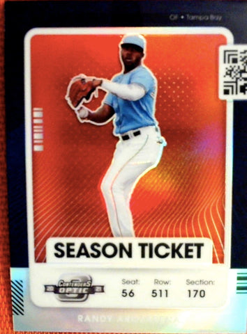 2021 Panini Contenders #32 Randy Arozarena Optic Red