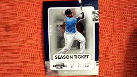 2021 Panini Contenders #65 Nelson Cruz Optic Optic Red