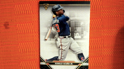 2021 Topps Triple Threads #50 Ronald Acuña Jr. Tourmaline