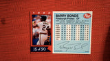 1992 Post Cereal #15 Barry Bonds