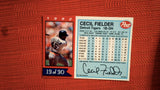1992 Post Cereal #13 Cecil Fielder