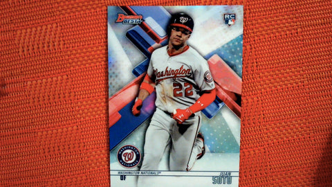 2018 Bowman's Best #29 Juan Soto Refractor