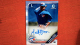2019 Bowman Chrome #CPA-MH Miguel Hiraldo Prospects Autographs