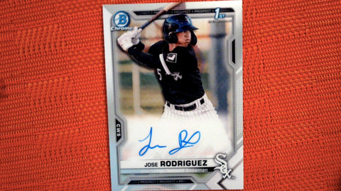 2021 Bowman #CPA-JRO Jose Rodriguez Chrome Prospect Autographs