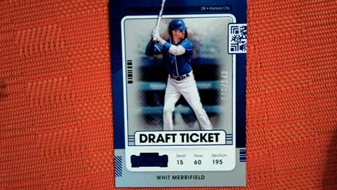 2021 Panini Contenders #30 Whit Merrifield Draft Ticket 40/149