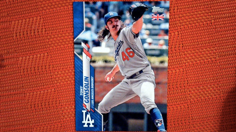 2020 Topps UK Edition #70 Tony Gonsolin 32/75 Blue