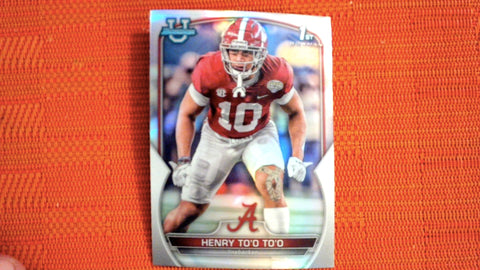2022 Bowman Chrome University #88 Henry To'o To'o Refractor