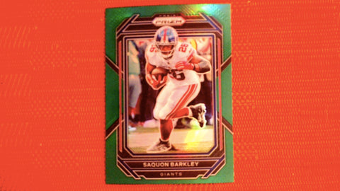 2022 Prizm #218 Sequon Barkley Green