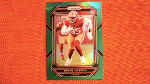 2022 Prizm #396 Drake Jackson Green