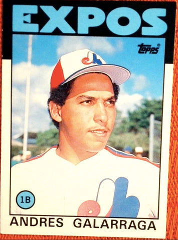 1986 Topps Traded #40T Andres Galarraga