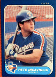 1986 Fleer Update #U-53 Pete Incaviglia