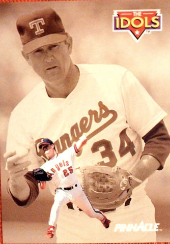 1992 Pinnacle #281 Jim Abbott / Nolan Ryan IDOL