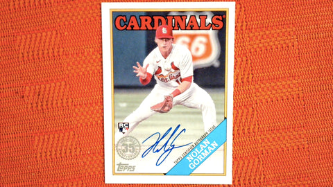 2023 Topps Series 1 #88BA-NGO Nolan Gorman 1988 Toppa Autograph