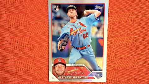 2023 Topps #52 Matthew Liberatore Rainbow Foil