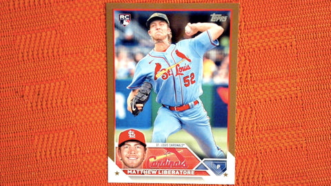 2023 Topps #52 Matthew Liberatore 444/2023 Gold