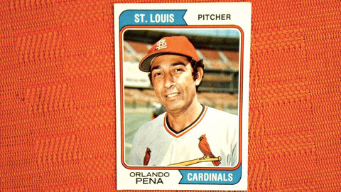 1974 Topps #393 Orlando Pena