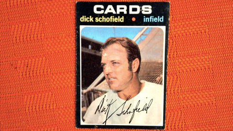 1971 Topps #396 Dick Schofield EX-MT