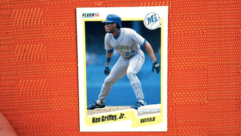1990 Fleer #C-10 Ken Griffey Jr. Wax Box Cards