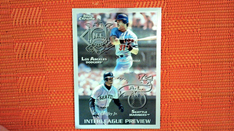 1998 Topps #479 Mike Piazza / Ken Griffey Jr. IL Inaugural Devil Rays