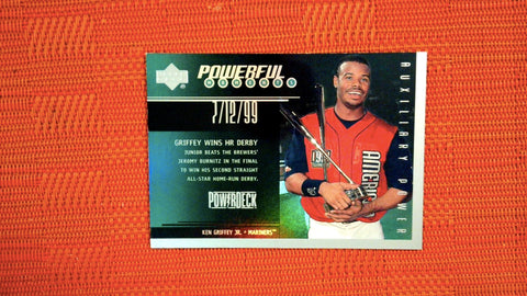 1999 Upper Deck PowerDeck #P4 Ken Griffey Jr. Powerful Moments