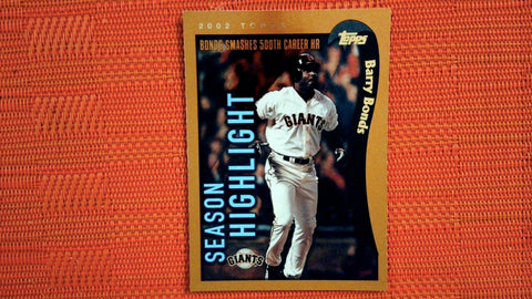 2002 Topps #332 Barry Bonds