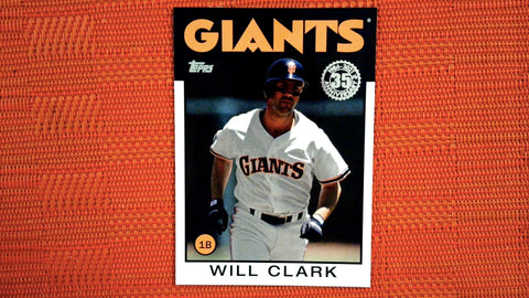 2021 Topps #86B-51 Will Clark 1986 Baseball 35th Anniversary