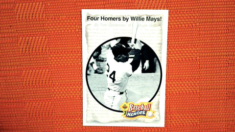 1993 Upper Deck #49 Willie Mays Baseball Heroes Willie Mays