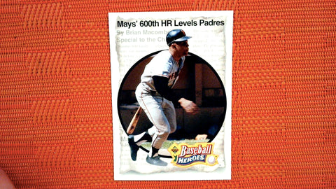 1993 Upper Deck #51 Willie Mays Baseball Heroes Willie Mays