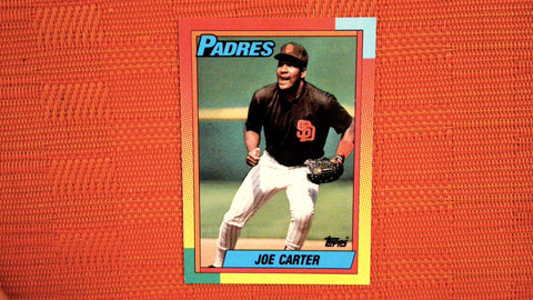 1990 Topps Traded #20T Joe Carter Pack Version